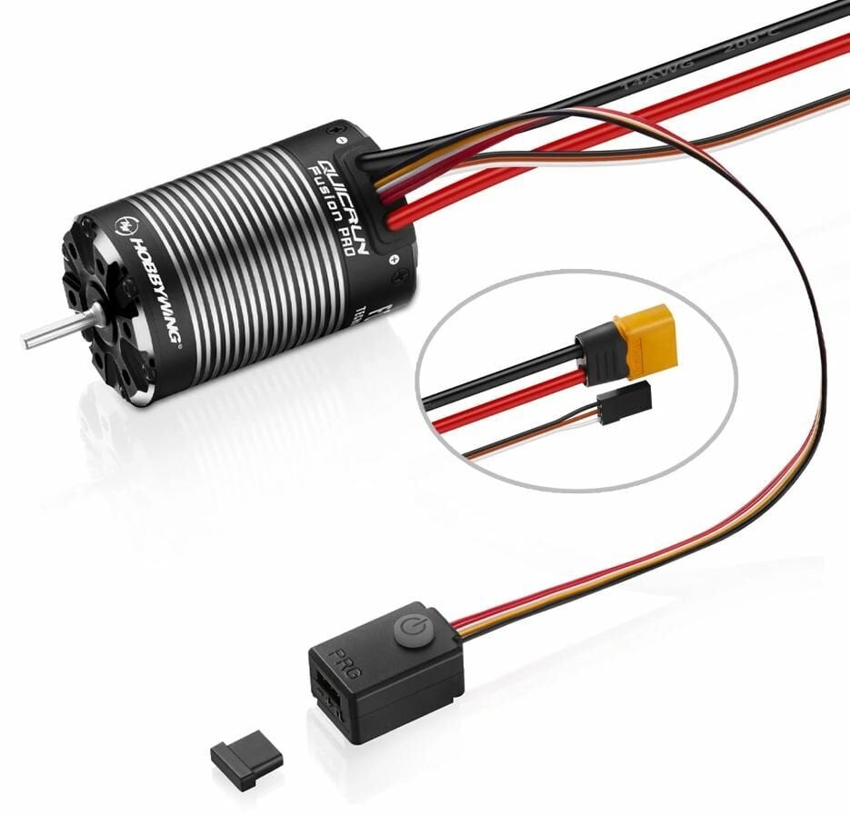 QuicRun Fusion PRO  2'si 1 Arada Motor & ESC Crawler FOC Sistemi