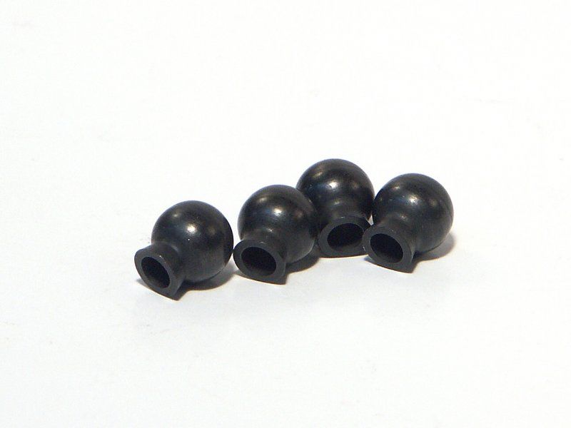 86059 BALL 6.8x7.3x3mm (BLACK/4pcs)