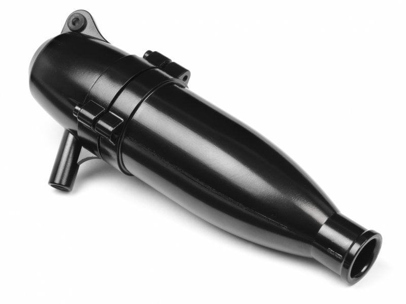 86907 ALUMINUM TUNED PIPE (RIGHT MOUNT) NITRO RS4 3/MT2