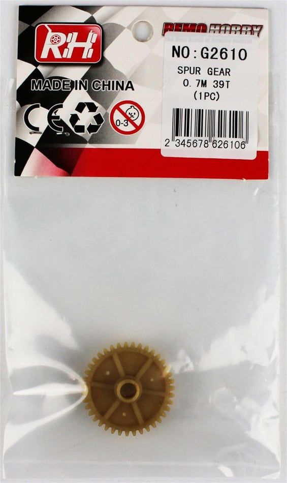 G2610 Spur Dişlisi 39T 1/16