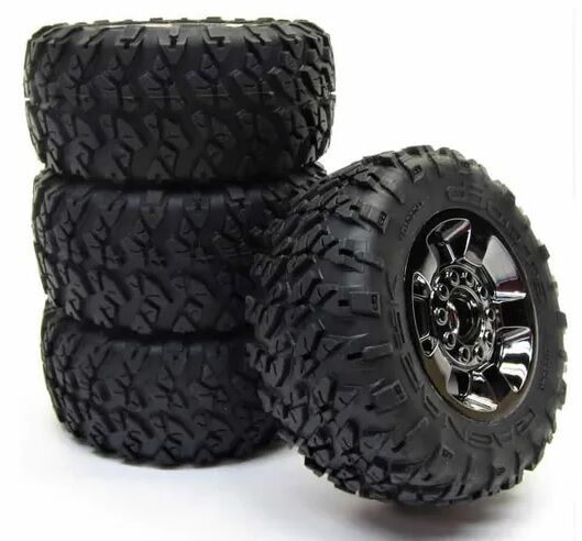 1/10 RAGNAROK MT Front/Rear 2.8 Pre-Mounted Tires 14mm Hex 4Adet