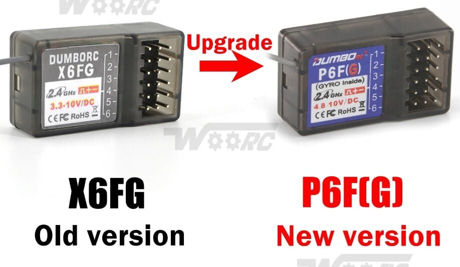 P6F(G) Gyro'lu 6 Kanal Alıcı