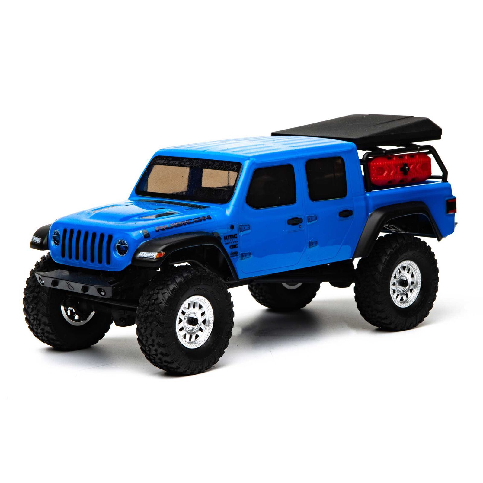 1/24 SCX24 Jeep JT Gladiator 4WD Crawler Brushed RTR Mavi