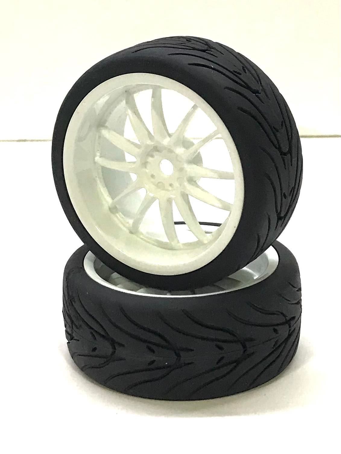 1/10 Asfalt Jant Lastik Seti 2Li