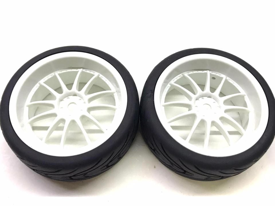1/10 Asfalt Jant Lastik Seti 2Li