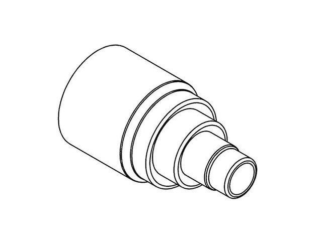231201R F/R Diff. Ball Cup Joint Boot
