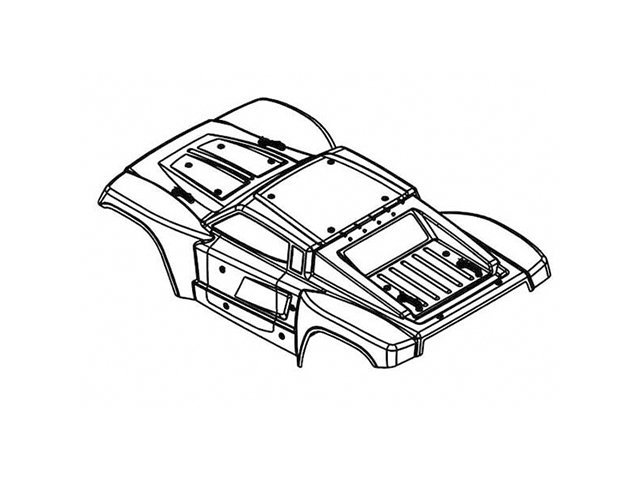 503501P W5 Max XL Body Shell Kit Complete