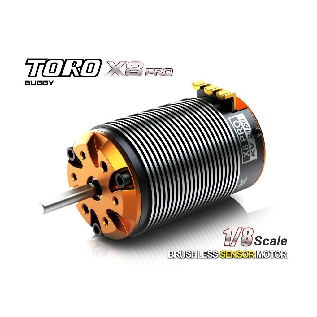Toro X8 Pro 2350kv 1/8 Motor