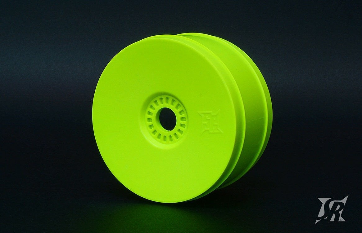 1/8 Buggy Dish Wheels V4 Yellow 4pcs