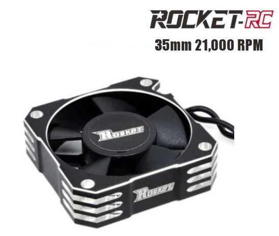Rocket 35x35x10mm Turbo ESC Alüminyum Fan 21.000Rpm