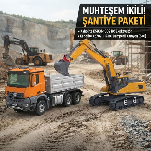 R/C İş Makineleri Combo Paketler