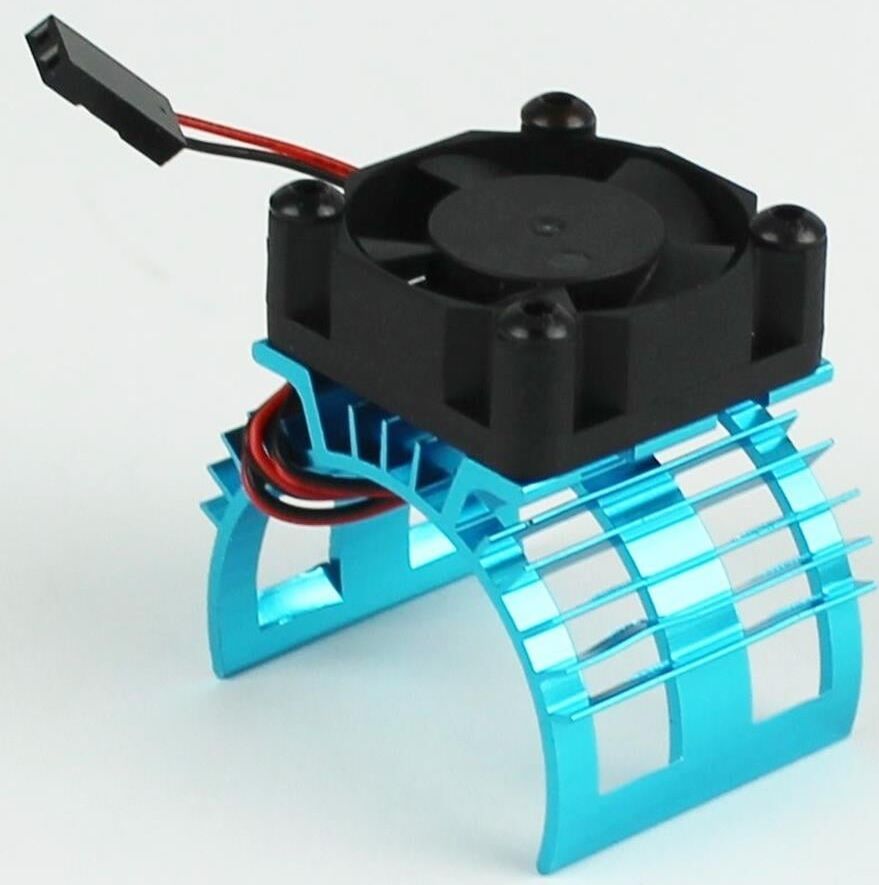 1/10 Alüminyum Motor için Soğutuculu Fan Mavi