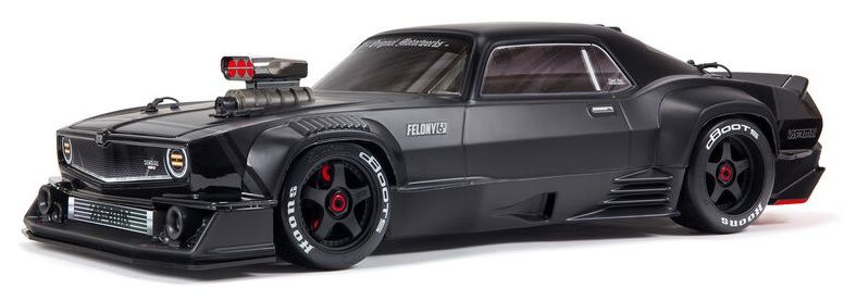 1/7 FELONY 6S BLX STREET BASH ALL-ROAD MUSCLE CAR RTR Siyah