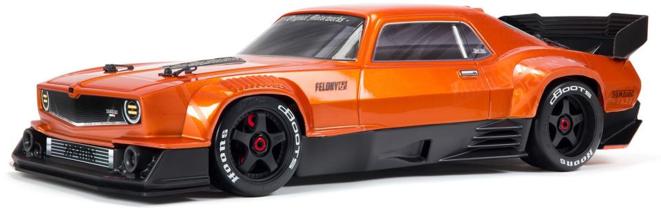 1/7 FELONY 6S BLX STREET BASH ALL-ROAD MUSCLE CAR RTR Turuncu