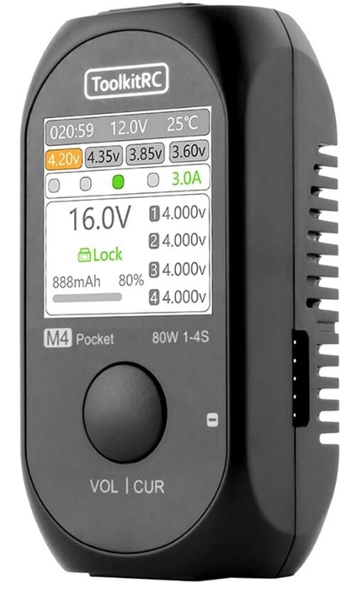 M4 Pocket 1-4s 80W DC Lipo Şarj Aleti