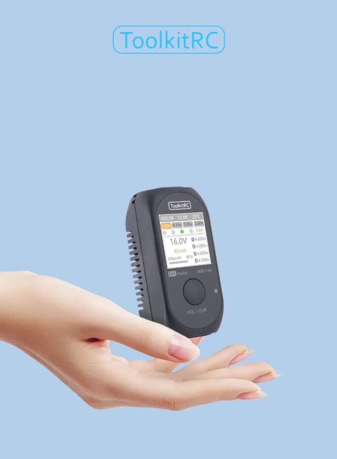 M4 Pocket 1-4s 80W DC Lipo Şarj Aleti