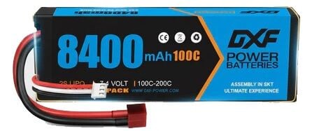 8400Mah 7.4V 100C 2S HardCase Lipo
