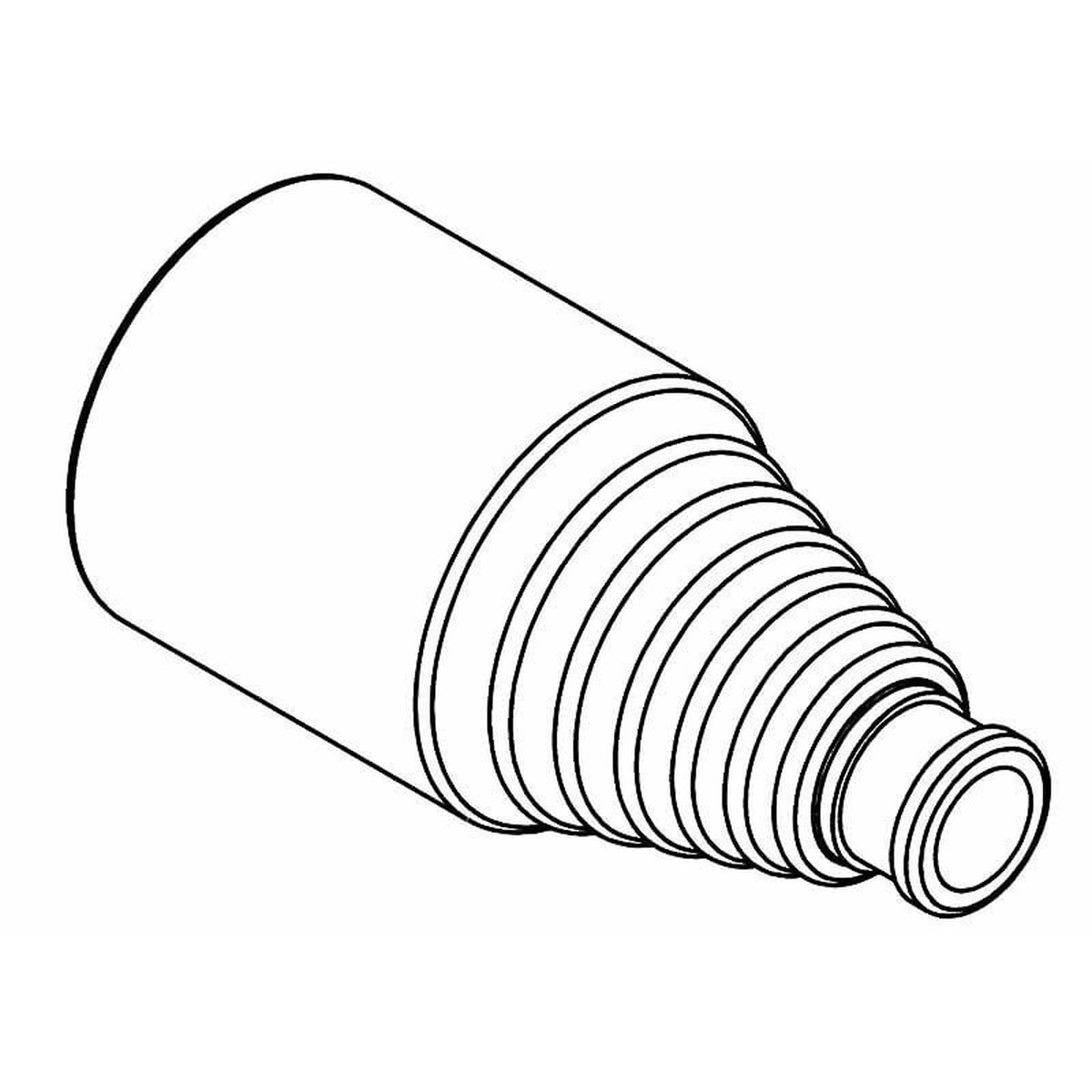 231301R Center CCD Cup Joint Boot 2pc