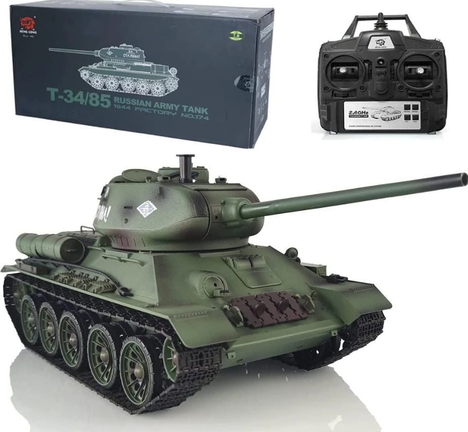 1/16 Soviet T34-85 RC Tank (7.0 ver.) SES/IŞIK/BB/DUMAN