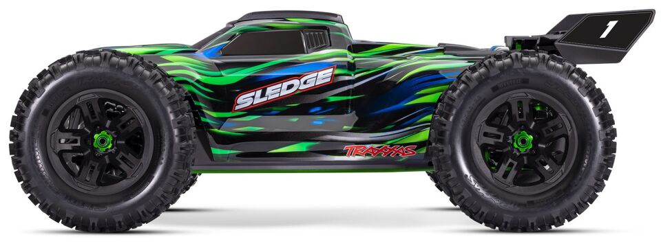 SLEDGE 1/8 4WD BELTED Yeşil