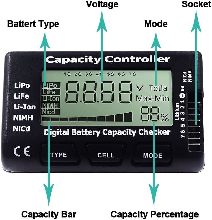 CellMeter Lipo Kapasite Ölçer