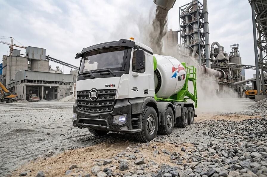 1537 1/14 Beton Mikser Çimento Kamyonu 8x4
