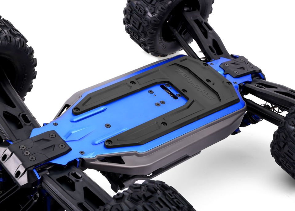 9623 Skidplate chassis black (fits Sledge)