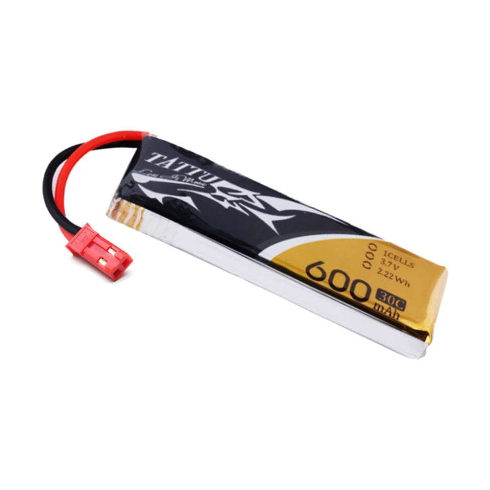 600mAh 3.7V 30C 1S LiPo