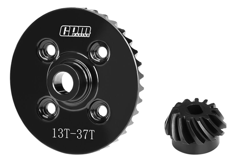 4140 Steel Rear Spiral Differential Ring Gear & Pinion Gear For TRAXXAS Maxx Slash / Maxx