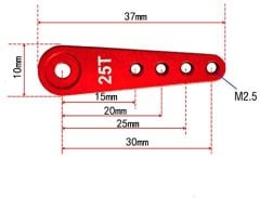 25T CNC Servo Horn