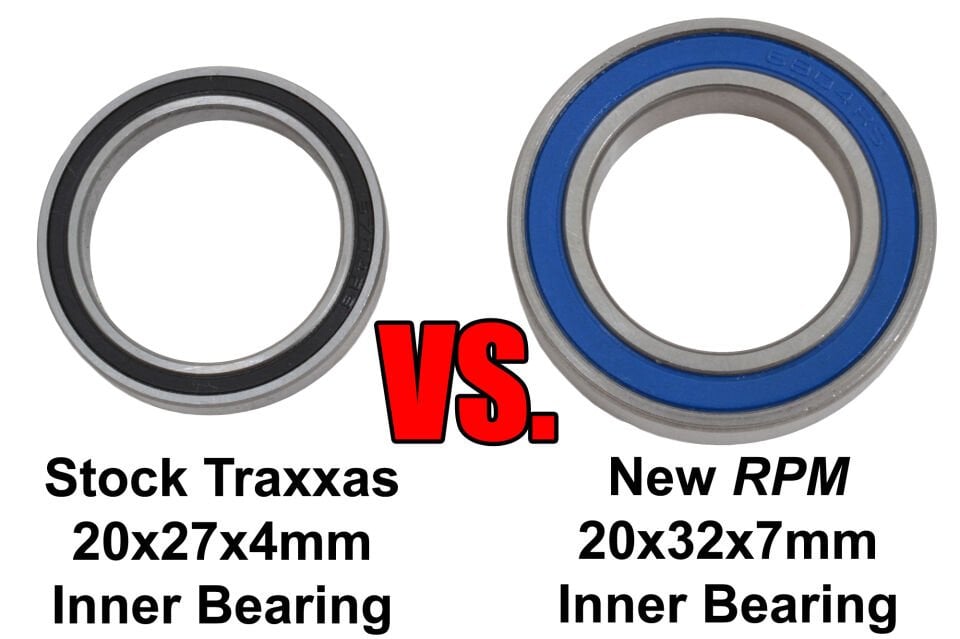 Oversized Front Axle Carriers for the Traxxas X-Maxx