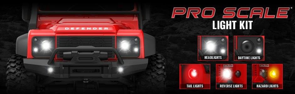 9784 TRX-4M Defender Ön&Arka Led Işık Seti