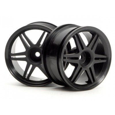 12 Spoke Corsa Wheel Black 26mm (3mm Offset) 2pc