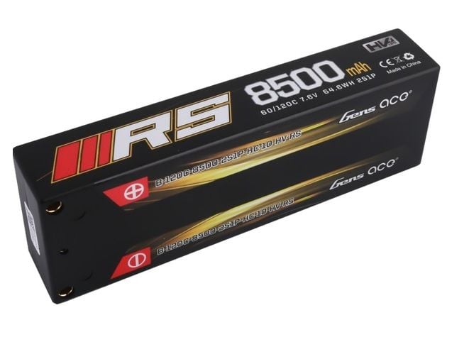 8500mAh 7.6V 120C 2S HV Lipo Batarya