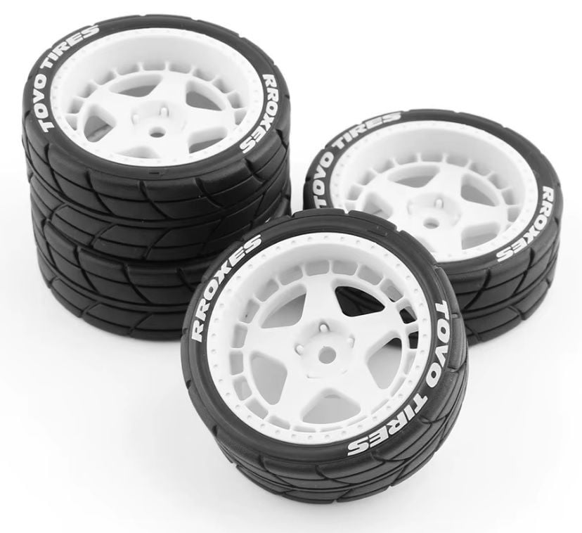 1/10 Asfalt Jant Lastik Seti 9mm Offset 4Adet