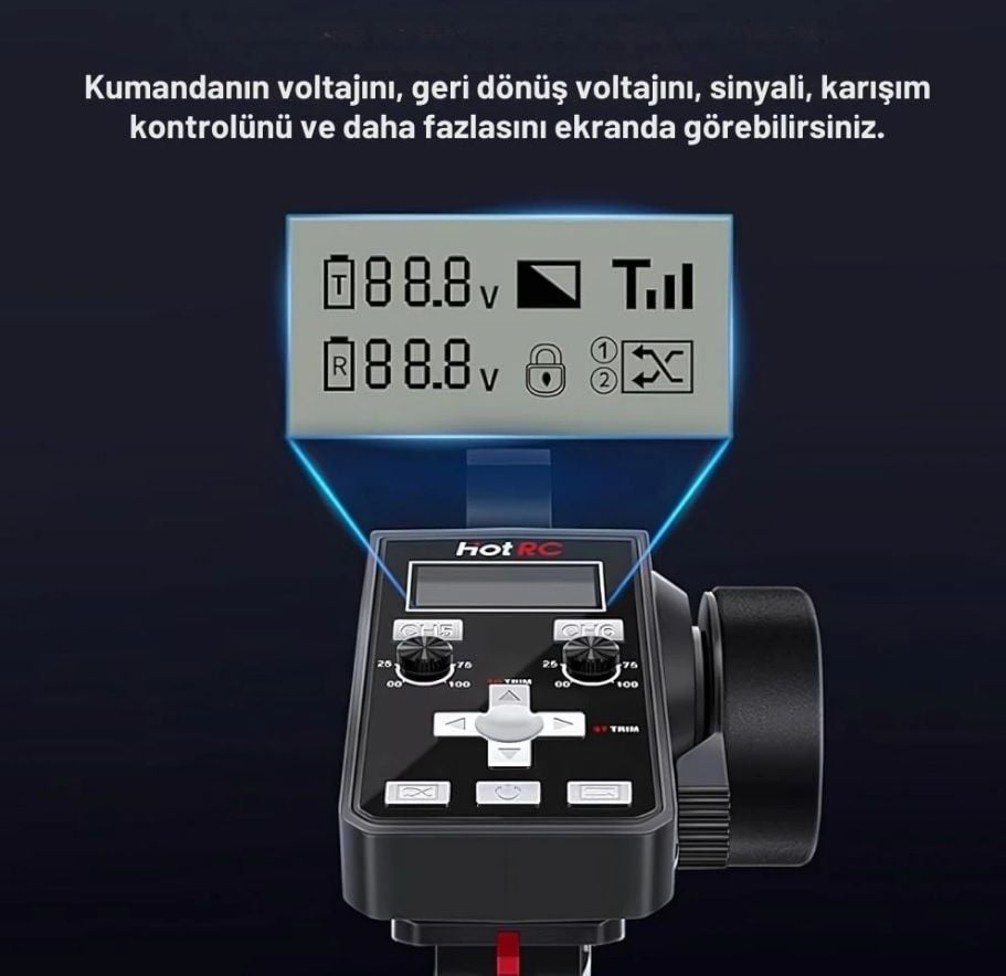 CT-6A  6ch 2.4Ghz Kumanda ve Alıcı Seti