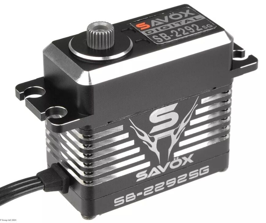 SB-2292SG Dijital HV Fırçasız Motor - Çelik Dişli 45Kg 0.055 Standart Boyut Servo