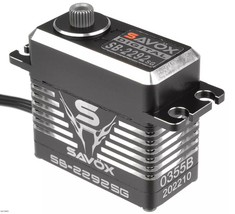SB-2292SG Dijital HV Fırçasız Motor - Çelik Dişli 45Kg 0.055 Standart Boyut Servo
