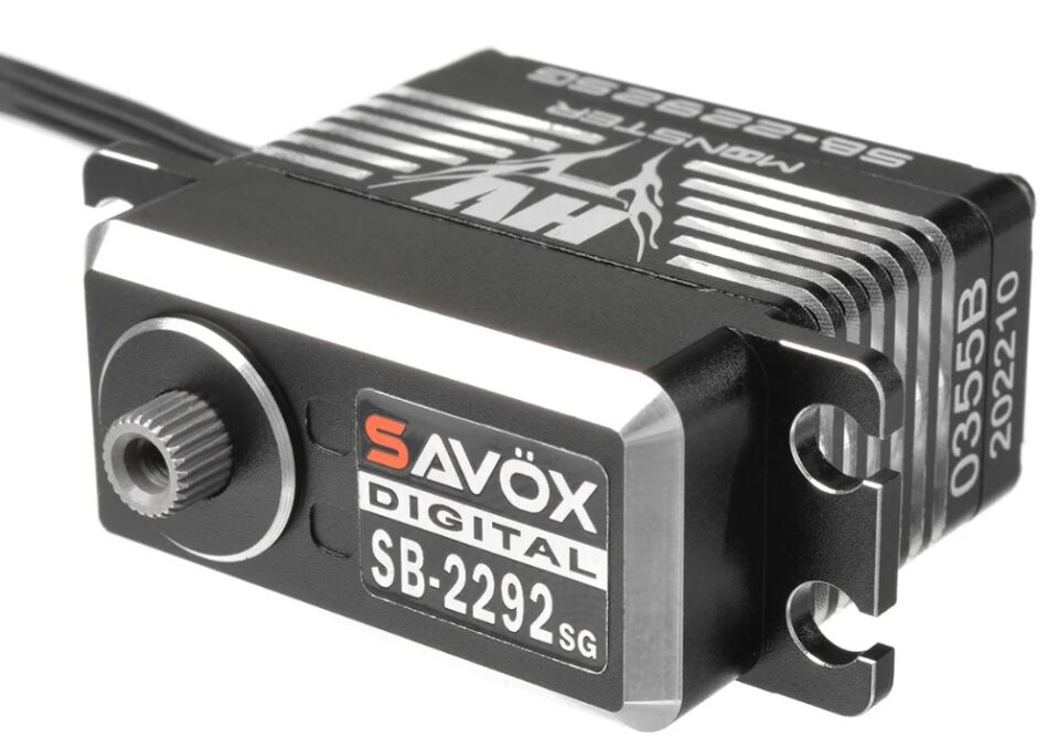 SB-2292SG Dijital HV Fırçasız Motor - Çelik Dişli 45Kg 0.055 Standart Boyut Servo