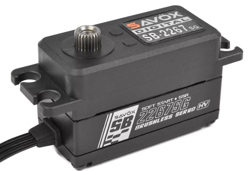 SB-2267SG+ Dijital HV Fırçasız Motor Çelik Dişli 32Kg 0.065 Low Profile Servo 1/10 Drift