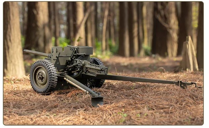 Roc Hobby 1/6 Willys Scaler Anti-tank Gun + Metal Trailer Hook