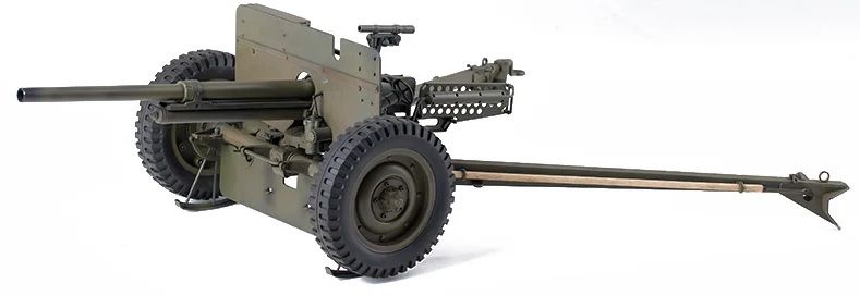 Roc Hobby 1/6 Willys Scaler Anti-tank Gun + Metal Trailer Hook
