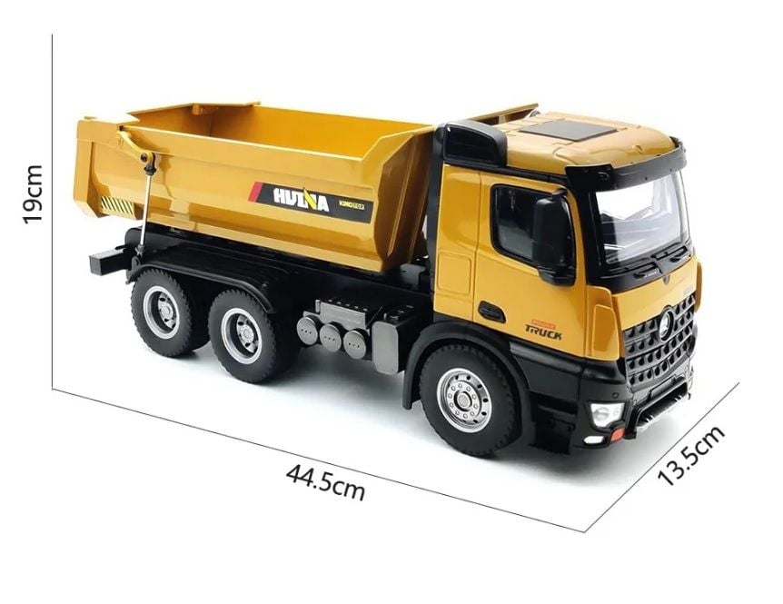 1582 1/14 Damperli Kamyon Komple Metal 10 Kanal