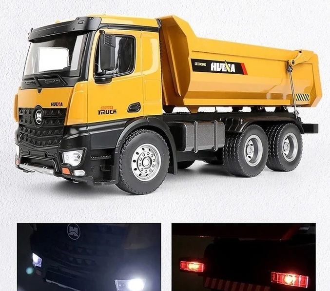 1582 1/14 Damperli Kamyon Komple Metal 10 Kanal