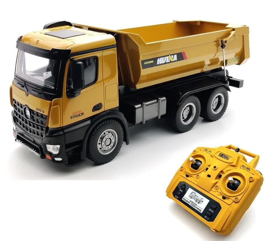 1582 1/14 Damperli Kamyon Komple Metal 10 Kanal