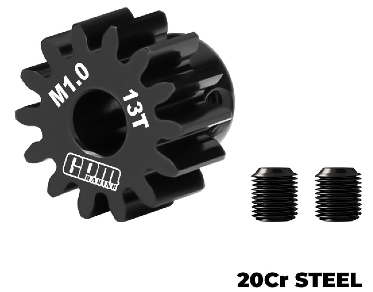 20Cr STEEL MOTOR GEAR 13T（MODULE 1.0MM,MOTOR TOOTH DIAMETER:5.0MM)