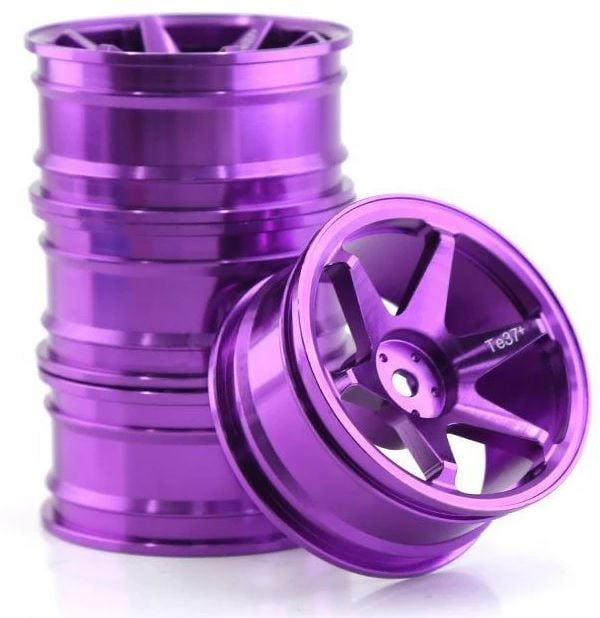 1/10 Alüminyum Jant Takımı 4 Adet Offsetli Siyah