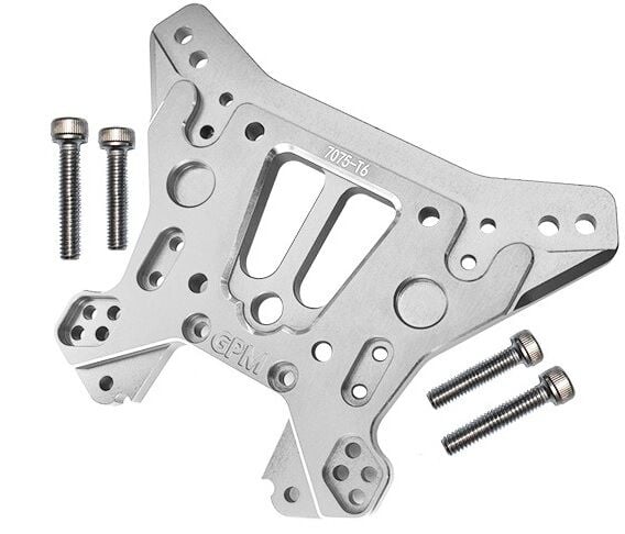 Aluminum 7075-T6 Rear Damper Plate Traxxas SLEDGE Metal Gri
