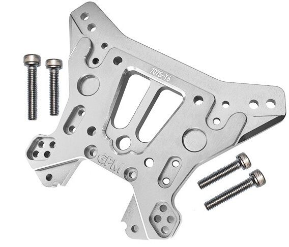 Aluminum 7075-T6 Rear Damper Plate Traxxas SLEDGE Metal Gri