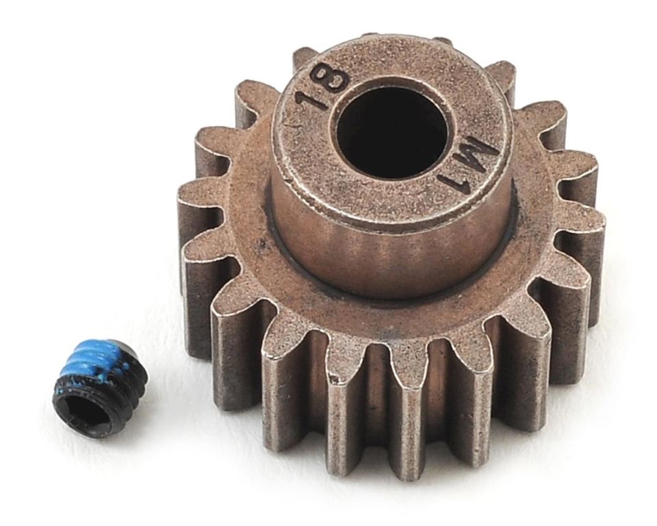 6491X Hardened Steel Mod 1.0 Pinion Gear w/5mm Bore (18T)
